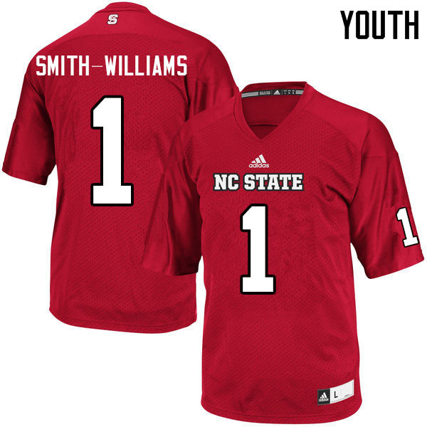 Men's Derrick Smith NC State Wolfpack Replica Colosseum /Red Free